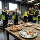 Pizza Plates – 330mm Olive – Ceramic | 6 Pack | Commercial Use – Indoor