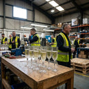 Champagne Flutes – 125ml – Clear Glass | 24 Pack – Indoor/Outdoor
