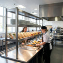 Two-Tier Ambient Overshelves – For GF373 & GF383 Cabinets – Commercial Kitchen Use