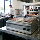 Electric Griddle – 862 x 405mm – Machined Steel, 12mm Plate, Dual Zone – Commercial Kitchen
