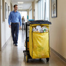 Spare Cleaning Trolley Bag – 80L Yellow – Heavy Duty Replacement – Commercial Janitorial Use
