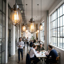 Wire Cage Pendant Light – 100mm – Pewter Finish | Durable Metal | Indoor Use