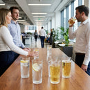 Hi Ball Glasses – 350ml Clear – Embossed Soda Lime Glass – Commercial Bar & Restaurant Use
