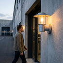 Outdoor Wall Light – Galvanised – Sensor Activated | Durable Material | IP65 Rated – Outdoor