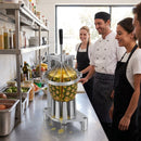 Fruit Wedger Spare Blade and Pusher – 10 Sections – Replacement Accessory – Commercial Kitchen Use