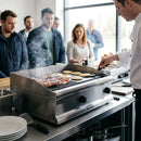 Electric Griddle – Half Ribbed Dual Zone – Commercial Kitchen Use