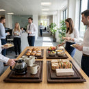 Wooden Buffet Trays – 300mm – Durable Wood | 6 Pack – Commercial Use