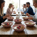 Deep Coupe Bowls – 205mm Petal Pink – Super Vitrified – Commercial Tableware