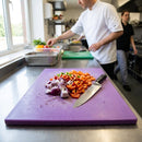 Low Density Purple Chopping Board – 600x450x20mm – Polyethylene – Allergen Control & Food Prep