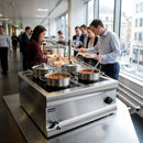 Wet Heat Bain Marie – 2x 1/2 GN & 2x 1/4 GN Pans – Adjustable Heat – Commercial Catering