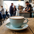 Cappuccino Saucers – Duck Egg Blue – Stoneware | 185mm | 12 Pack – Commercial Use