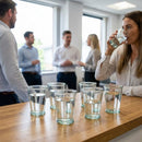 Recycled Glass Tumblers – 220ml – Conical Shape | Durable Glass | Set of 6 – Domestic