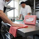 Heavy Duty Non-Woven Cleaning Cloths – Red – Pack of 25 – Professional Kitchen & Commercial Use