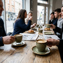 Cappuccino Saucers – 140mm – Durable Ceramic | 6 Pack – Commercial Use