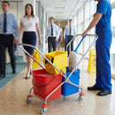 Mop Wringer Bucket – Dual Bucket – Plastic | 20L Capacity | Commercial – Indoor Use