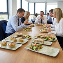 Oblong Plates – 250 x 90mm – Ceramic | 6 Pack | Commercial – Indoor