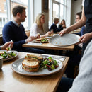 Rustic Grey Stoneware Plates – 228mm – Semi-Matte Finish – Commercial Hospitality