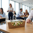 Recyclable Kraft Salad Boxes – 1000ml – Cardboard | 200 Pack | Commercial – Food Packaging