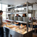 Three-Tier Ambient Overshelves – For Panther Trolleys & Cabinets – Commercial Kitchen Use