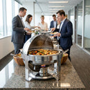 Chafing Dish – Round – Stainless Steel | 2.5mm Thickness | 10L Capacity | Commercial – Indoor/Outdoor