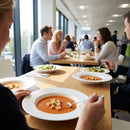 Classic Rim Bowls – 220mm – Porcelain – Pack of 12 – Restaurant & Dining