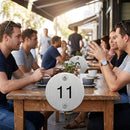 Table Number Set – Silver (11-15) – 201 Stainless Steel – Restaurant & Cafe Use