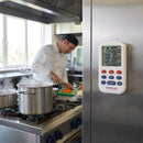 Triple Kitchen Timer – Triple Display – 19 Hour Countdown – Commercial & Home Use