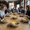 Stoneware Pie Dishes – 140mm – Durable Stoneware | 6 Pack – Domestic Use