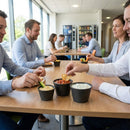 Dip Bowls – 60ml – Grey/Black | Durable Plastic | Lightweight | Commercial – Indoor