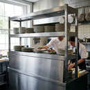 Three-Tier Ambient Overshelves – For GF372 & GF382 – Factory Fitted – Commercial Kitchen Use