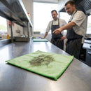 Microfibre Cloth – 400x400mm Green – Heavy Duty | 400 GSM | Commercial – Indoor/Outdoor