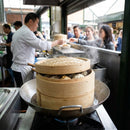 Bamboo Food Steamer – 203mm – 2-Tier Durable Bamboo – Commercial & Home Kitchen