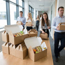 Recyclable Kraft Gable Boxes – Small – 125 Pack | Eco-Friendly Material – Commercial Use