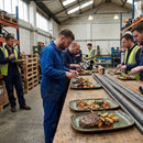 Oblong Plates – 343x235mm – Burnished Green | Stonecast | Commercial Grade – Indoor/Outdoor