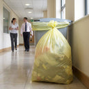 Medium Duty Bin Bags – Yellow 80Ltr – 100% Recycled Polythene, 10kg Capacity – Kitchen & Food Prep