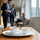 Classic Tea Saucers/Soup Stands – 160mm – Minimalist White Mica – Hospitality & Dining