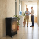 Catalytic Indoor Heater – Black – Three Heat Settings, Automatic Ignition – Home & Office Use