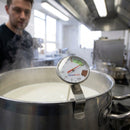 Coffee Milk Thermometer – 5 Inch – Stainless Steel | 0-100°C Range | Commercial – Indoor