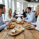 Rectangular Plates – Taupe – Stoneware | 298mm | Durable | Commercial – Indoor/Outdoor
