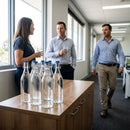 Water Bottles – 1Ltr – Glass | 6 Pack | Durable | Reusable – Indoor/Outdoor