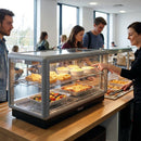 Heated Display Unit – 1000mm – Generous Capacity, Rear Sliding Doors – Commercial Use