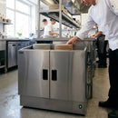 Heated Open Top Pedestal with Doors – Large Capacity – Adjustable Shelf – Commercial Kitchen