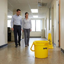 Graduated Cleaning Bucket – 10 Litre Yellow – Polyethylene with Pouring Lip – Commercial Use