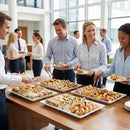 Buffet Trays – 580 x 200mm – Durable Plastic | 4 Pack – Commercial Use