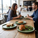Porcelain Plates – 170mm Forest Green – Vitrified, Low-Sheen Glaze – Commercial & Dining Use