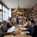 Giant Hat Pendant Light – 530mm – Brass | Indoor Use – Ideal for Commercial & Industrial Spaces