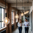 Edison Wire Pendant Light – Pewter – Metal | 1 Wire | Indoor Use – Commercial & Domestic