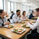 Square Plates – 250mm – White | Durable Ceramic | Commercial – Indoor