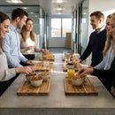 Wood Serving Boards – 300 x 90mm – Durable Wood | 4 Pack – Commercial Use