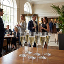Champagne Flutes – 240ml – Crystal Glass – Elegant Drinkware for Events & Dining